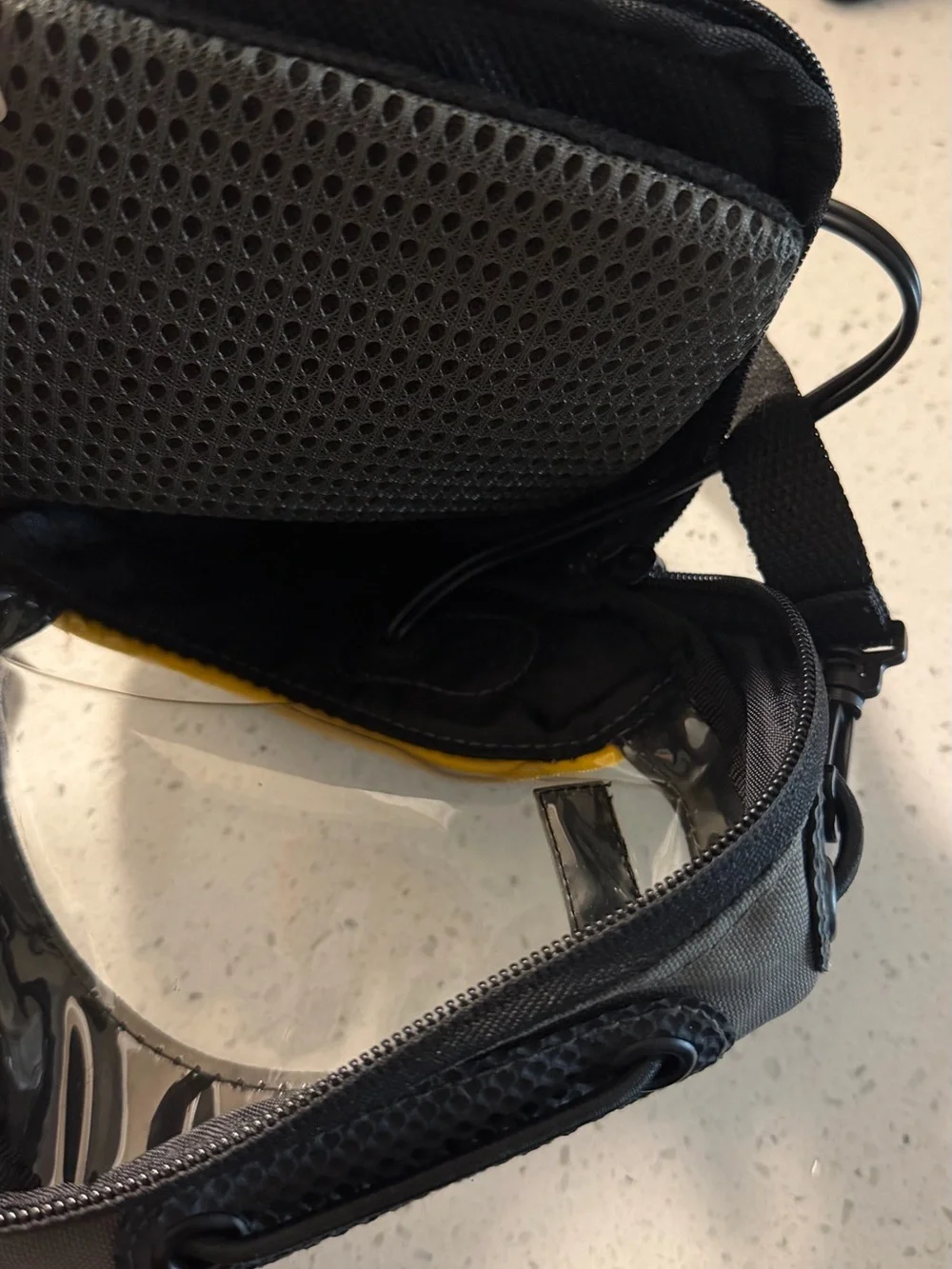 Case Logic Compact Gray and Black Camera Pouch with Yellow Trim